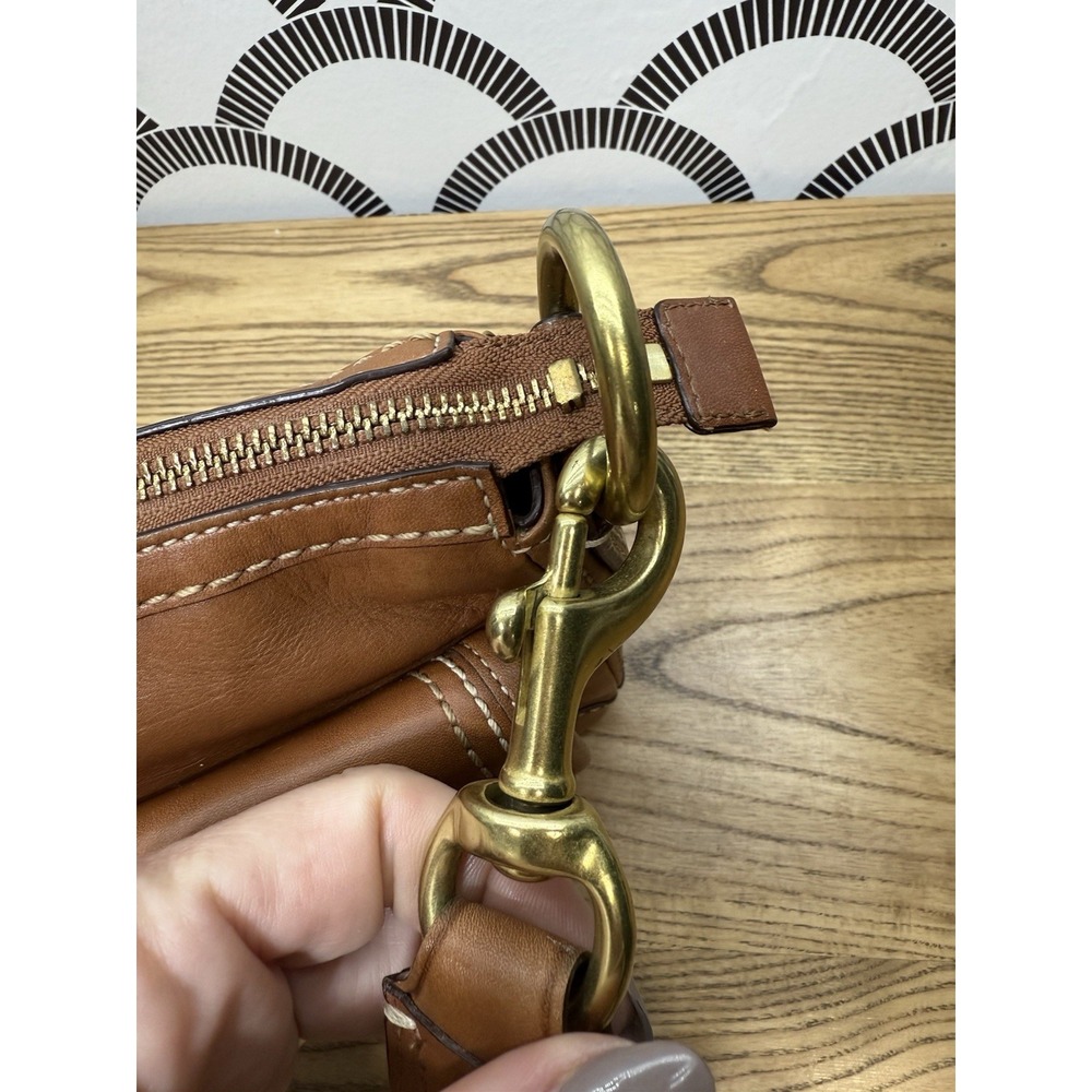 Coach Y2K 65th Anniversary Legacy Vachetta Leather Turn-Lock Shoulder Bag F12868 - Picture 4 of 16